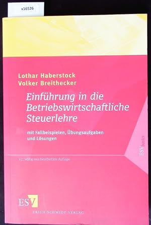 Seller image for Einfhrung in die betriebswirtschaftliche Steuerlehre. for sale by Antiquariat Bookfarm