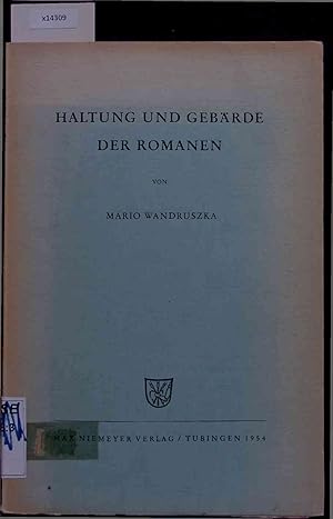 Seller image for Haltung und Gebrde der Romanen. for sale by Antiquariat Bookfarm