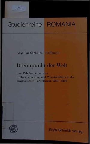 Bild des Verkufers fr Brennpunkt der Welt. 1780 1830 zum Verkauf von Antiquariat Bookfarm