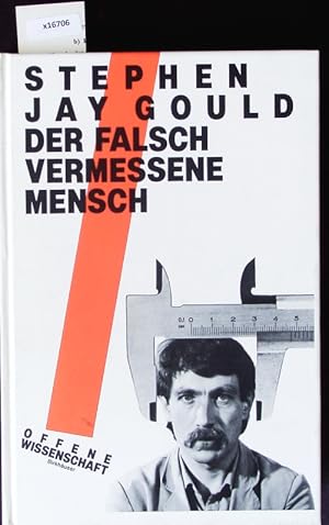 Seller image for Der falsch vermessene Mensch. for sale by Antiquariat Bookfarm