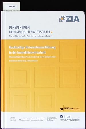Seller image for Nachhaltige Unternehmensfhrung in der Immobilienwirtschaft. for sale by Antiquariat Bookfarm