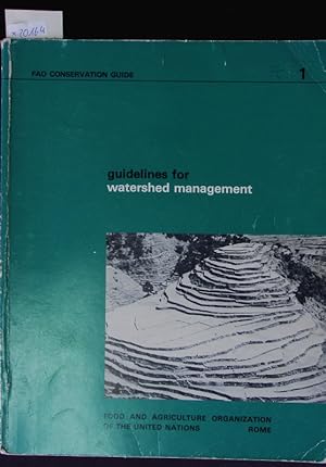 Bild des Verkufers fr Guidelines for watershed management. zum Verkauf von Antiquariat Bookfarm