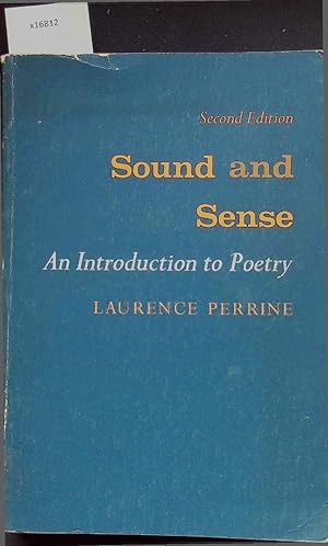 Immagine del venditore per Sound and Sense - An Introduction to Poetry. Second Edition venduto da Antiquariat Bookfarm