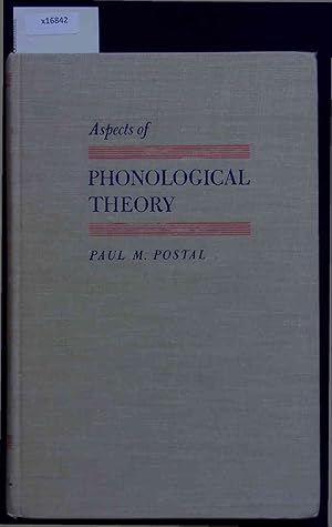 Bild des Verkufers fr Aspects of Phonological Theory. zum Verkauf von Antiquariat Bookfarm