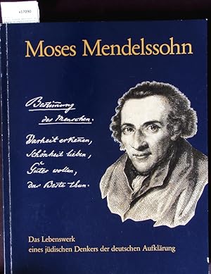 Image du vendeur pour Moses Mendelssohn. mis en vente par Antiquariat Bookfarm