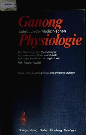 Seller image for Lehrbuch der medizinischen Physiologie. for sale by Antiquariat Bookfarm