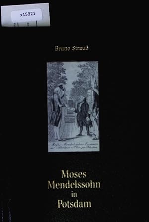 Bild des Verkufers fr Moses Mendelssohn in Potsdam. Am 30. September 1771. zum Verkauf von Antiquariat Bookfarm