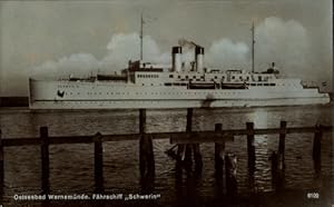 Ansichtskarte / Postkarte Ostseebad Warnemünde Rostock, Fährschiff Schwerin