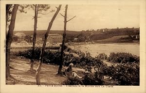 Ansichtskarte / Postkarte Trestraou Perros Guirec Côtes dArmor, Montes vers la Clarté