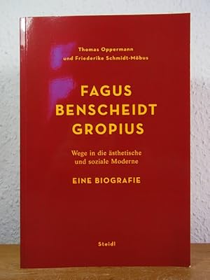 Bild des Verkufers fr Fagus, Benscheidt, Gropius. Wege in die sthetische und soziale Moderne. Eine Biografie zum Verkauf von Antiquariat Weber