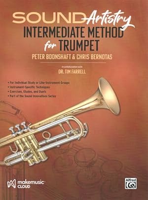Imagen del vendedor de Sound Artistry Intermediate Method for Trumpet a la venta por GreatBookPricesUK