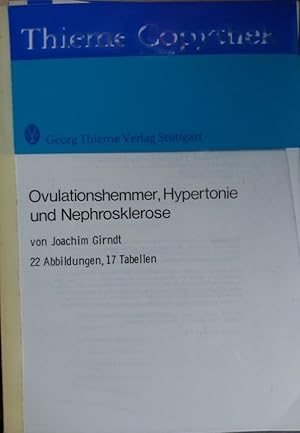 Seller image for Ovulationshemmer, Hypertonie und Nephrosklerose for sale by Martin Preu / Akademische Buchhandlung Woetzel