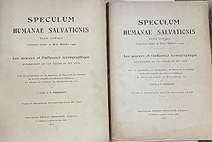 Bild des Verkufers fr Speculum Humanae Salvationis texte critique traduction indite de Jean Mielot (1448) Les sources et l'influence iconographique principalement sur l'art alsacien du XIVe Sicle zum Verkauf von Librairie de l'Anneau