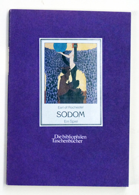 Bild des Verkufers fr Sodom. Eine Spiel. zum Verkauf von antiquariat peter petrej - Bibliopolium AG