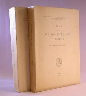 OBRAS de DON GABRIEL BOCÁNGEL Y UNZUETA.Tomos I-II. Edición de Rafael Benítez Claros.