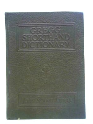Bild des Verkufers fr Gregg Shorthand Dictionary zum Verkauf von World of Rare Books