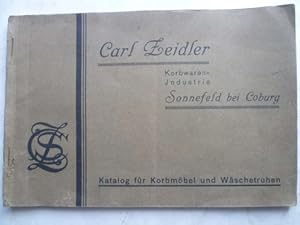 Carl Zeidler Korbwaren-Industrie, Katalog für Korbmöbel und Wäschetruhen.