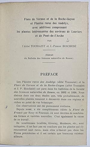 Flore de Vernon et de la Roche-Guyon et Plantes rares des Andelys avec additions comprenant les p...