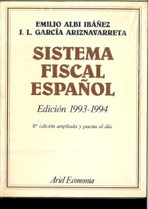 Immagine del venditore per SISTEMA FISCAL ESPAOL venduto da Libros Tobal