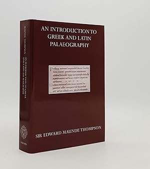Image du vendeur pour AN INTRODUCTION TO GREEK AND LATIN PALAEOGRAPHY mis en vente par Rothwell & Dunworth (ABA, ILAB)