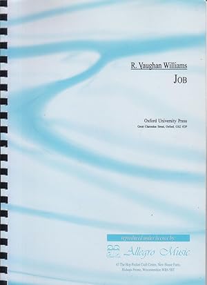 Imagen del vendedor de Job, A Masque for Dancing - 4to Study Score a la venta por Hancock & Monks Music