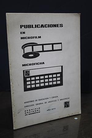 Publicaciones en microfilm. Microficha.