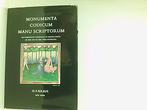 Seller image for Monumenta codicum manu scriptorum : an exhibition catalogue of manuscripts of the 6th to the 17th centuries from the libraries of the monasteries of St. Catherine, Mount Sinai; Monte Cassino; Lorsch; Nonantola. for sale by Book Broker