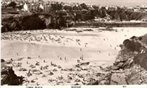Towan Beach Newquay 1963 Postcard
