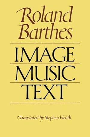 Seller image for Image-Music-Text for sale by WeBuyBooks