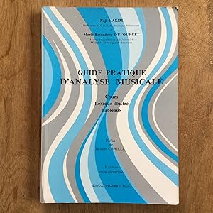 Imagen del vendedor de Guide pratique d'analyse musicale. Cours - Lexique illustr - Tableaux. 3eme dition revue et corrige a la venta por Les bouquins d'Alain