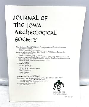 Bild des Verkufers fr Journal of the Iowa Archaeological Society: Volume 45, 1998. zum Verkauf von Prestonshire Books, IOBA