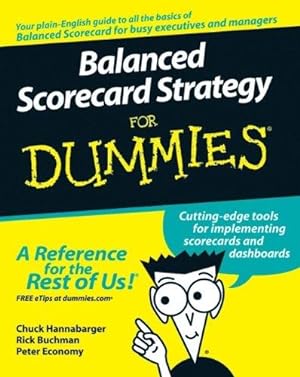 Imagen del vendedor de Balanced Scorecard Strategy For Dummies a la venta por WeBuyBooks