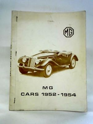 Bild des Verkufers fr MG Cars 1952-1954 zum Verkauf von World of Rare Books