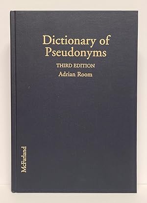 Bild des Verkufers fr Dictionary of Pseudonyms zum Verkauf von Tall Stories Book & Print Gallery