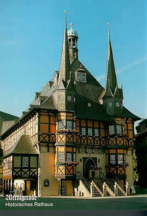 Bild des Verkufers fr AK - Deutschland - Wernigerode - Historisches Rathaus; Foto Schmidt zum Verkauf von Walter Gottfried
