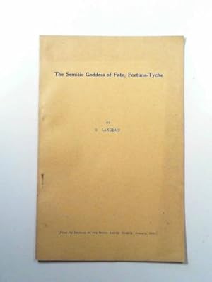 Seller image for The Semitic Goddess of fate, Fortuna-Tyche for sale by Cotswold Internet Books
