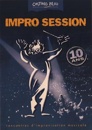 Bild des Verkufers fr ad postcard: Impro Session, 10 Ans zum Verkauf von Mobyville
