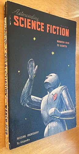 Bild des Verkufers fr Astounding Science-fiction for March 1949 // The Photos in this listing are of the magazine that is offered for sale zum Verkauf von biblioboy