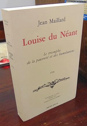 Louise du Neant: Le triomphe de la pauverte et des humiliations (1732)