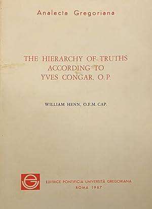 Immagine del venditore per The Hierarchy of Truths According to Yves Congar, O.P. (Analecta Gregoriana) venduto da Antiquariaat Schot