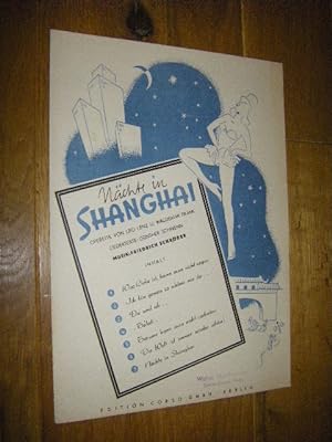 Seller image for Nchte in Shanghai. Operette von Leo Lenz u. Waldemar Frank for sale by Versandantiquariat Rainer Kocherscheidt