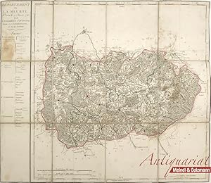 "Département de la Meurte. Décrété le 27 Janvier 1790 par L'Assemblée Nationale. Divisé e 5 Arron...