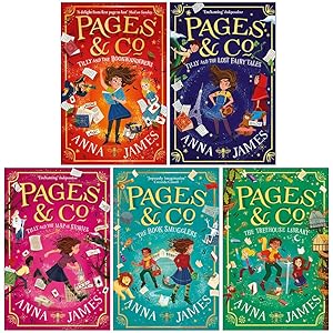 Immagine del venditore per Anna James Pages & Co Collection 5 Books Set (Tilly and the Bookwanderers, Tilly and the Lost Fairy Tales, Tilly and the Map of Stories, The Book Smugglers & The Treehouse Library) venduto da Books 4 People