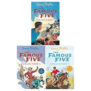 Seller image for Enid Blyton The Famous Five 3 Books Collection Set 9 Stories (Collection 5, 6, 7) for sale by Books 4 People