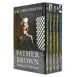 Imagen del vendedor de Father Brown Mysteries Collection 5 Books Box Set By G.K Chesterton(Innocence, Wisdom, Incredulity, Secret &amp; Scandal) a la venta por Books 4 People