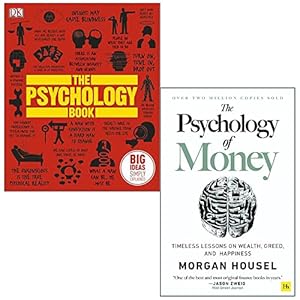 Imagen del vendedor de The Psychology Book By DK & The Psychology of Money By Morgan Housel 2 Books Collection Set a la venta por Books 4 People
