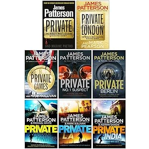 Seller image for James Patterson Private Series 1-8 Books Collection Set (Private, Private London, Private Games, Private: No. 1 Suspect, Private Berlin and MORE) for sale by Books 4 People