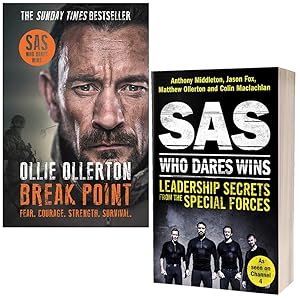 Imagen del vendedor de Break Point By Ollie Ollerton & SAS Who Dares Wins By Anthony Middleton 2 Books Collection Set a la venta por Books 4 People