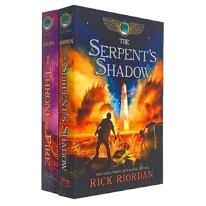 Imagen del vendedor de The Kane Chronicles Collection 2 Books Set by Rick Riordan The Serpents Shadow, The Throne of Fire a la venta por Books 4 People