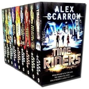 Seller image for Time Riders Collection Alex Scarrow 9 Books Set Pack -timeriders Day Of The Predator Doomsday Code. for sale by Books 4 People